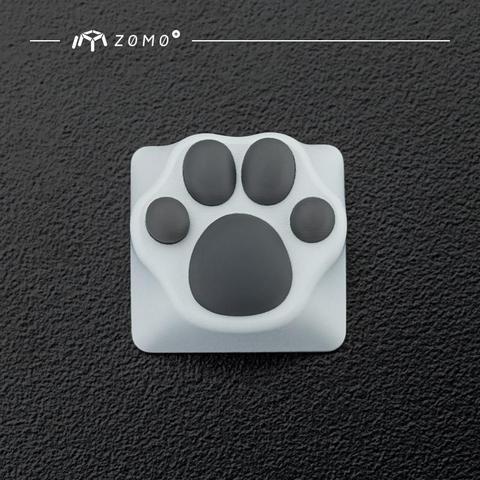Zomo Plus kitty Paw Keycap - White/Translucent - أكسسوار لوحة مفاتيح